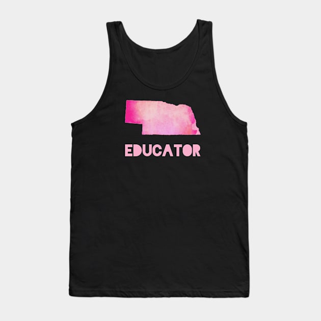 Nebraska Educator Tank Top by designed2teach